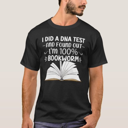 Ich bin 100 Bookworm Book Reader Reading Graphic T-Shirt (Vorderseite)
