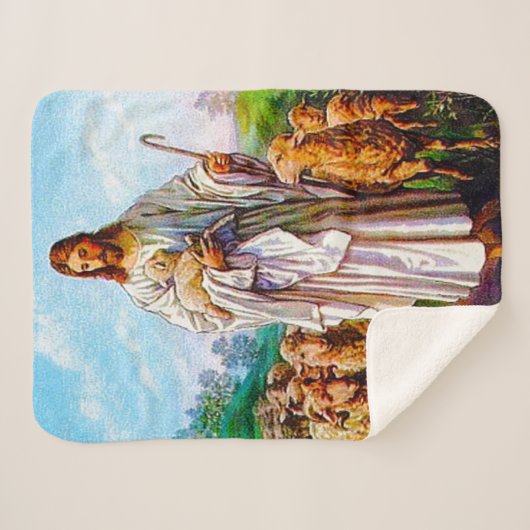 Ich bin 10:7 der gute Hirte John - 21 Sherpadecke (Vorderseite (Horizontal))