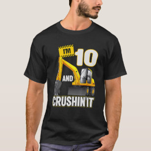 Ich bin 10 und finde es toll Construction Excavato T-Shirt