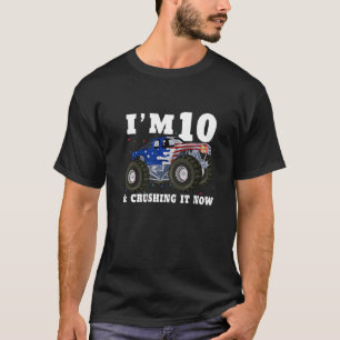 Ich bin 10 und zerreißen es jetzt Monster Truck 10 T-Shirt