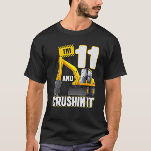 Ich bin 11 und graben es Baugrube 11. T-Shirt