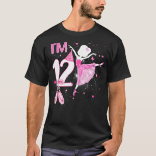 Ich bin 12. Geburtstag Ballerina Girl Balletttänze T-Shirt