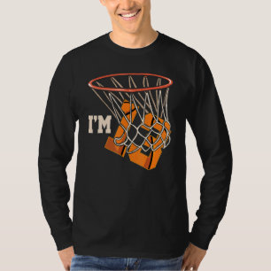 Ich bin 13 Basketball Thema Geburtstagsfeier T-Shirt