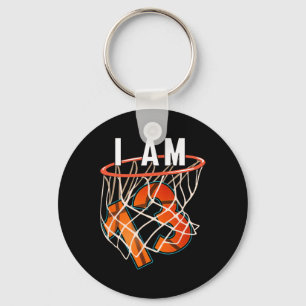 Ich bin 13 Basketball Themed 13. Geburtstagsparty Schlüsselanhänger