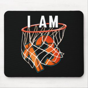 Ich bin 13 Bysketbyll Themed 13. Geburtstagsparty Mousepad