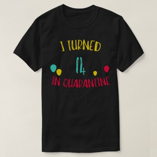 Ich bin 14 geworden T-Shirt (Design vorne)
