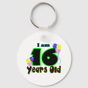Ich bin 16 Jahre alt Schlüsselkette Schlüsselanhänger