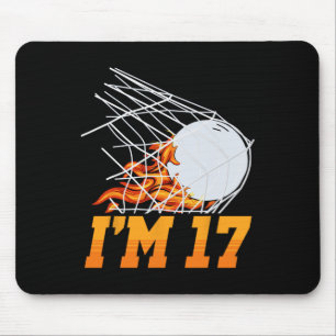 Ich bin 17 Lacrosse Net Sports Player Teen 17. Geb Mousepad