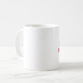 Ich bin 18 mit 22 Jahren Erfahrungs- Kaffeetasse (Vorderseite Links)