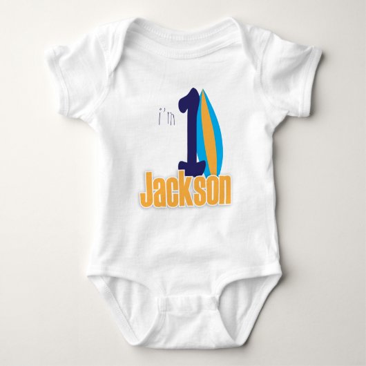 Ich bin 1 baby strampler (Vorderseite)