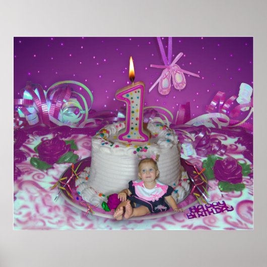 Ich bin 1 - Drucken Poster (Vorne)