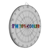 Ich bin 20% cooler dartscheibe (Vorderseite Links)