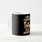 Ich bin 2 Frettchen über normal Kaffeetasse (Vorderseite Links)