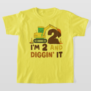 Ich bin 2 und Diggin' It Birthday Party Graphic T-Shirt