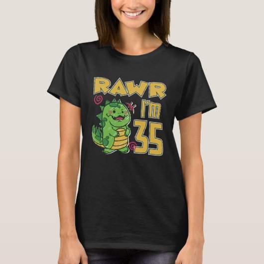 Ich bin 35 T-Shirt (Vorderseite)