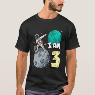 Ich bin 3 Space Astronaut Kid Moon Walker 3. Gebur T-Shirt