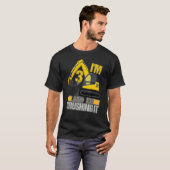 Ich bin 3 und zerstöre es Baubagger 3. B T-Shirt (Vorne ganz)