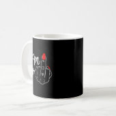 Ich bin 49 Plus 1 Mittelfinger Lustig 50. Geburtst Kaffeetasse (Vorderseite Links)
