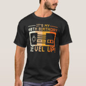 Ich bin 4 Level Up T Game Controller Dashb T-Shirt (Vorderseite)