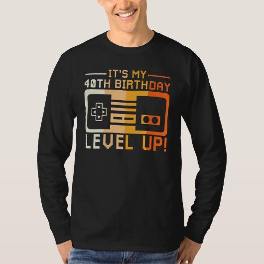 Ich bin 4 Level Up T Game Controller Dashb T-Shirt (Vorderseite)