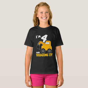 Ich bin 4 und graben es T-Shirt