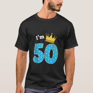 Ich bin 50. Geburtstag Niedlich King Thema 50 Jahr T-Shirt