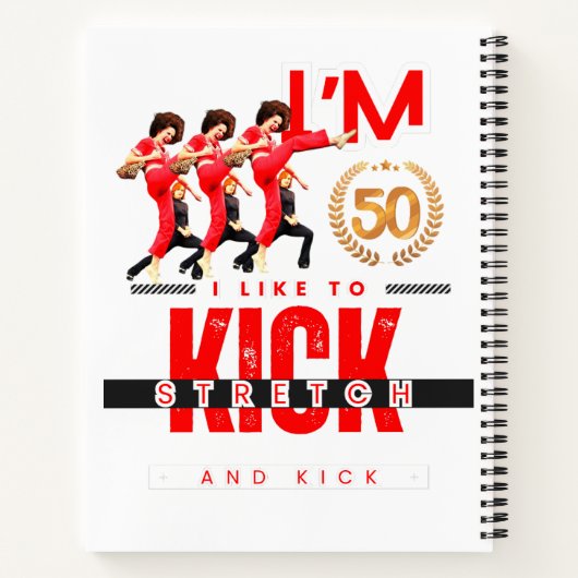 Ich bin 50 notizblock (Rückseite)