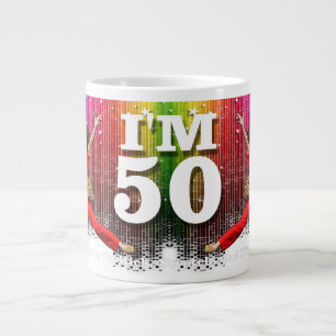 Ich bin 50 Sally O'Malley Lustiger 50. Geburtstag Jumbo-Tasse