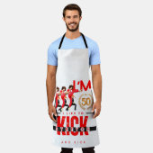 Ich bin 50 schürze (Getragen)