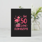 Ich bin 50 und fantastisch - Phantastisch 50. Gebu Einladung (Stehend Vorderseite)