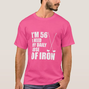 Ich bin 56 und brauche meine tägliche Dosis an Eis T-Shirt