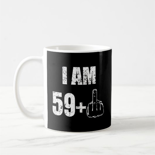 Ich bin 59 plus 1 60. kaffeetasse (Links)