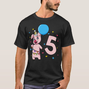 Ich bin 5 Jahre alt mit Kindergeburtstag von Schwe T-Shirt