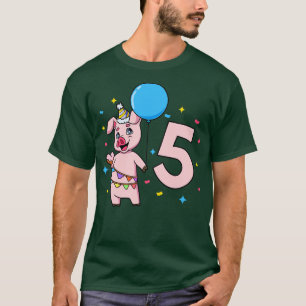 Ich bin 5 Jahre alt mit Kindergeburtstag von Schwe T-Shirt