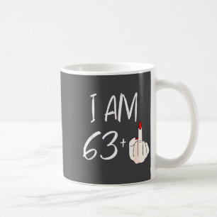 Ich bin 63 plus 1 lustig zum 63. Geburtstag für Fr Kaffeetasse