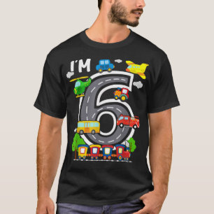 Ich bin 6 Geburtstag Junge 6. Geburtstag Zürich Au T-Shirt