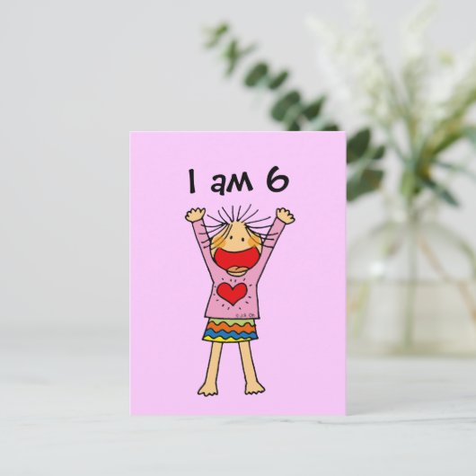 Ich bin 6 postkarte (Stehend Vorderseite)