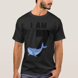 Ich bin 7 Blauwal 7 Jahre alt T-Shirt