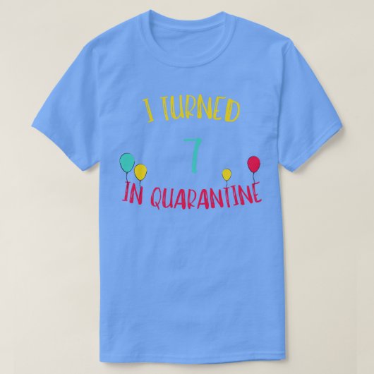 Ich bin 7 geworden T-Shirt (Design vorne)