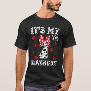 Ich bin 7 Jahre alt Kinder Dalmatiner Es ist mein  T-Shirt