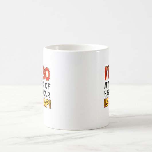Ich bin 80 glückliche Stunde ist ein Nickerchen-Fu Kaffeetasse (Mittel)