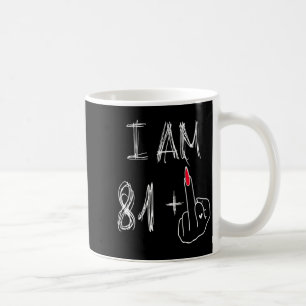 Ich bin 81 Plus 1 Lustig Für Einen 81. Geburtstag Kaffeetasse