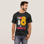 Ich bin 8 Pandastic Panda Py Feier 8. T-Shirt (Vorne ganz)