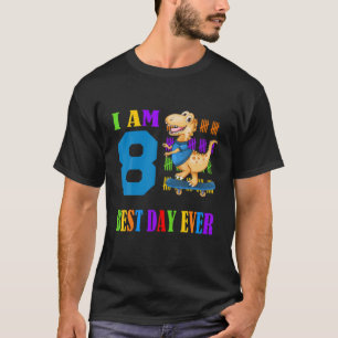 Ich bin 8 Tage am besten jeden 8. Geburtstag Kinde T-Shirt