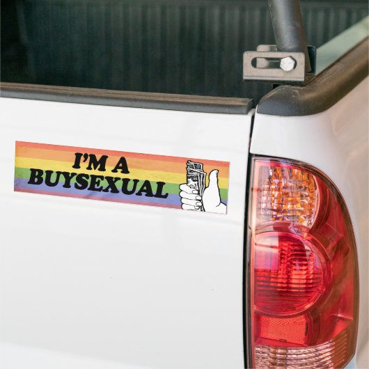 Ich bin A BUYSEXUAL - .png Autoaufkleber (Auf Lkw)