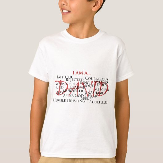 ICH BIN A… DAVID T-Shirt (Vorderseite)