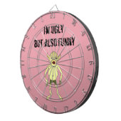 Ich bin aber auch lustig hässlich dartscheibe (Vorderseite rechts)