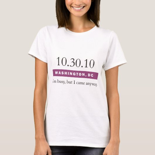 Ich bin aber… beschäftigt T-Shirt (Vorderseite)