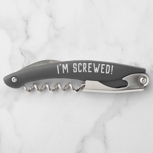 Ich bin abgeschirmt! Korkenzieher (Rückseite)