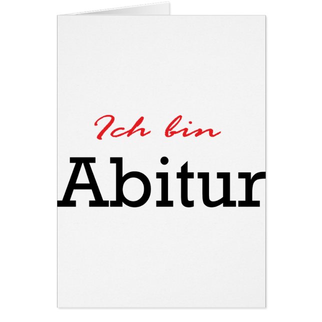 Ich bin Abitur Ikone (Vorne)